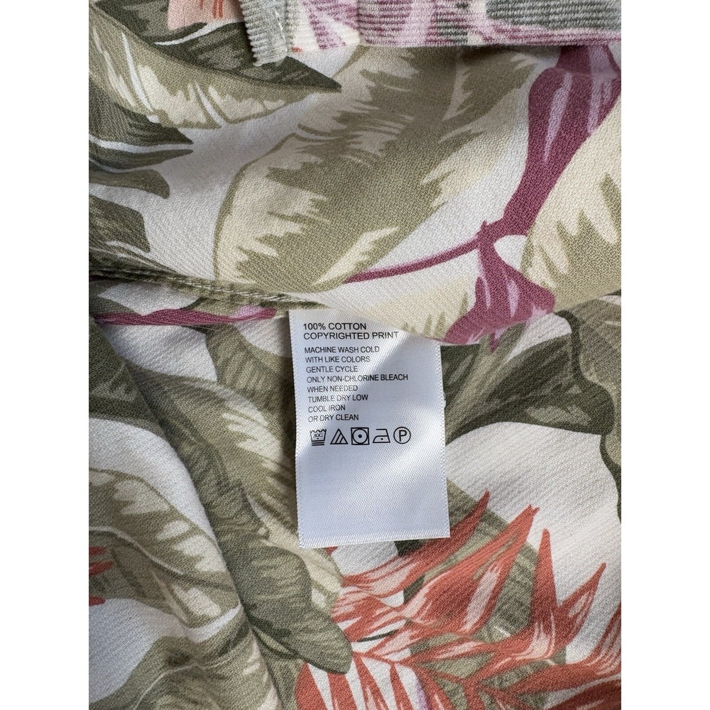Tommy Bahama Men's XL Shirt Coastline Cord Lush Vines Sweet Chili Floral new - Picture 6 of 11